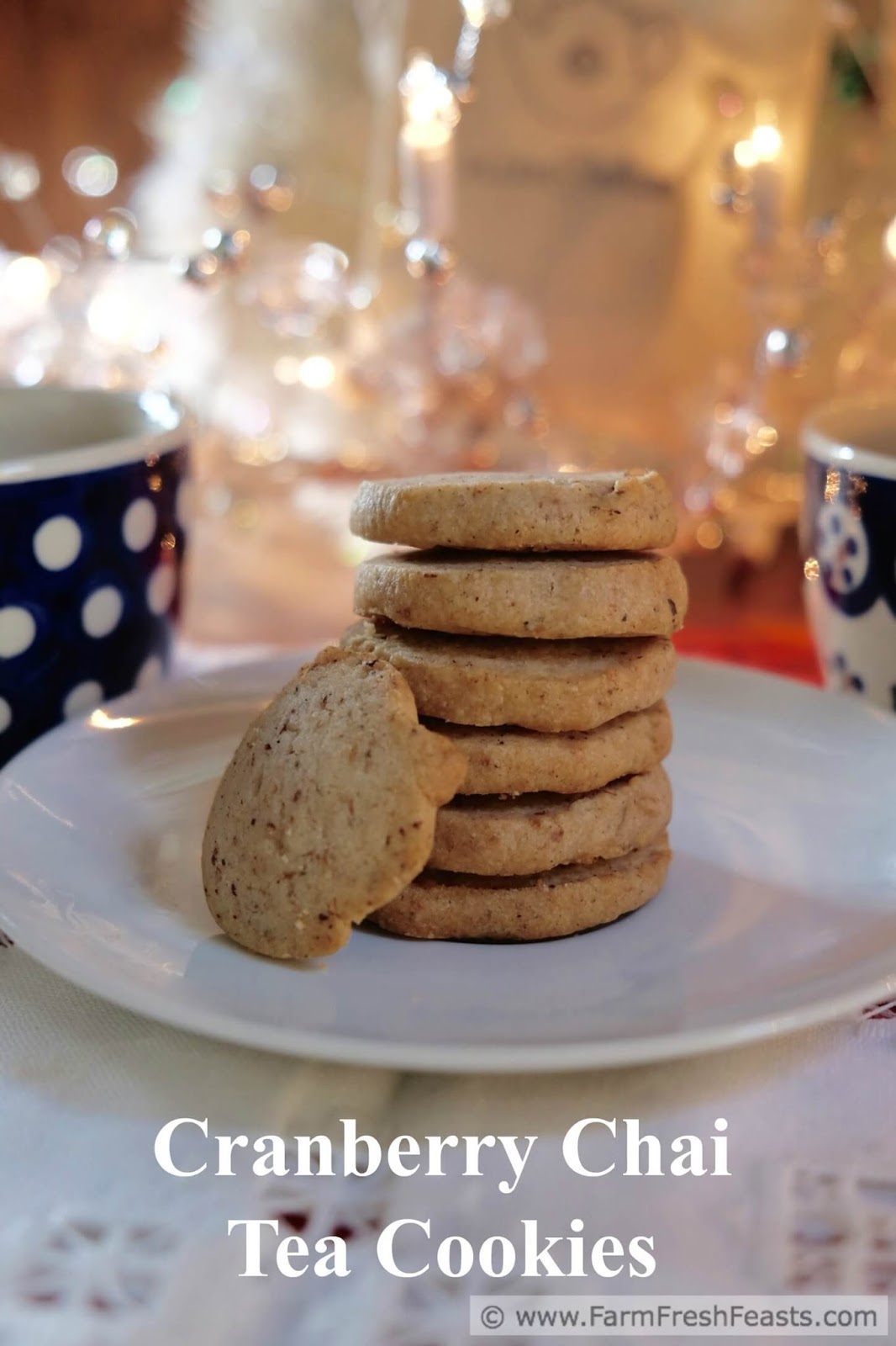 Farm Fresh Feasts Cranberry Chai Tea Cookies with an Amazon Gift Card