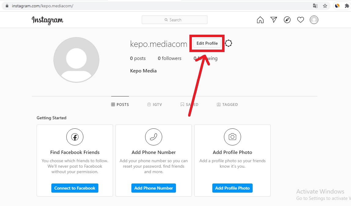 √ Cara Membuat Akun Instagram Di PC Atau Laptop - kepomedia.com