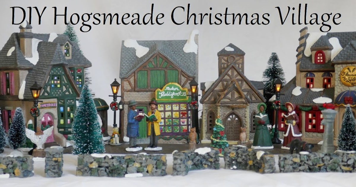 Chuck Does Art: DIY Hogsmeade Christmas Village: Madam Puddifoot's conversion and Ice Skaters