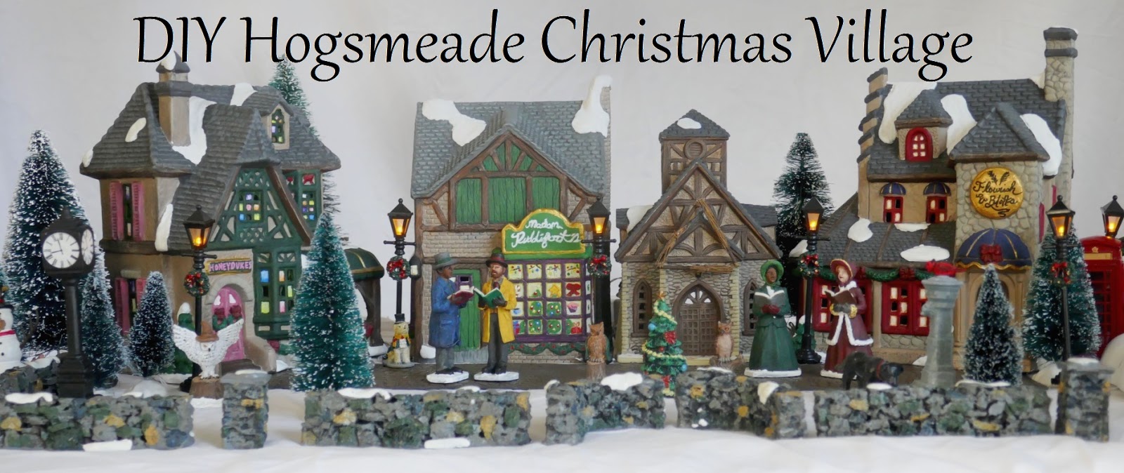 Chuck Does Art: DIY Hogsmeade At Christmastime: Harry Potter Christmas  Village