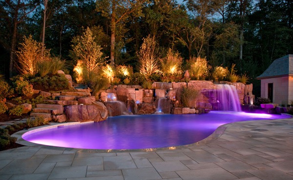 Tips Merancang Lampu Kolam Renang - Rancangan Desain Rumah ...