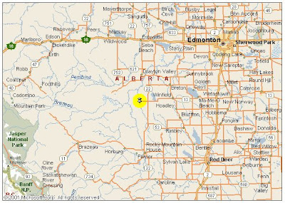 map to EM-TE Town Alberta camping