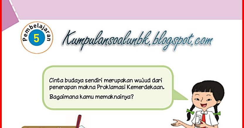 Isian Jawaban Buku Tema 2 Kelas 6 Pembelajaran 5 Halaman 33 34 35 36 Kumpulan Soal Ujian