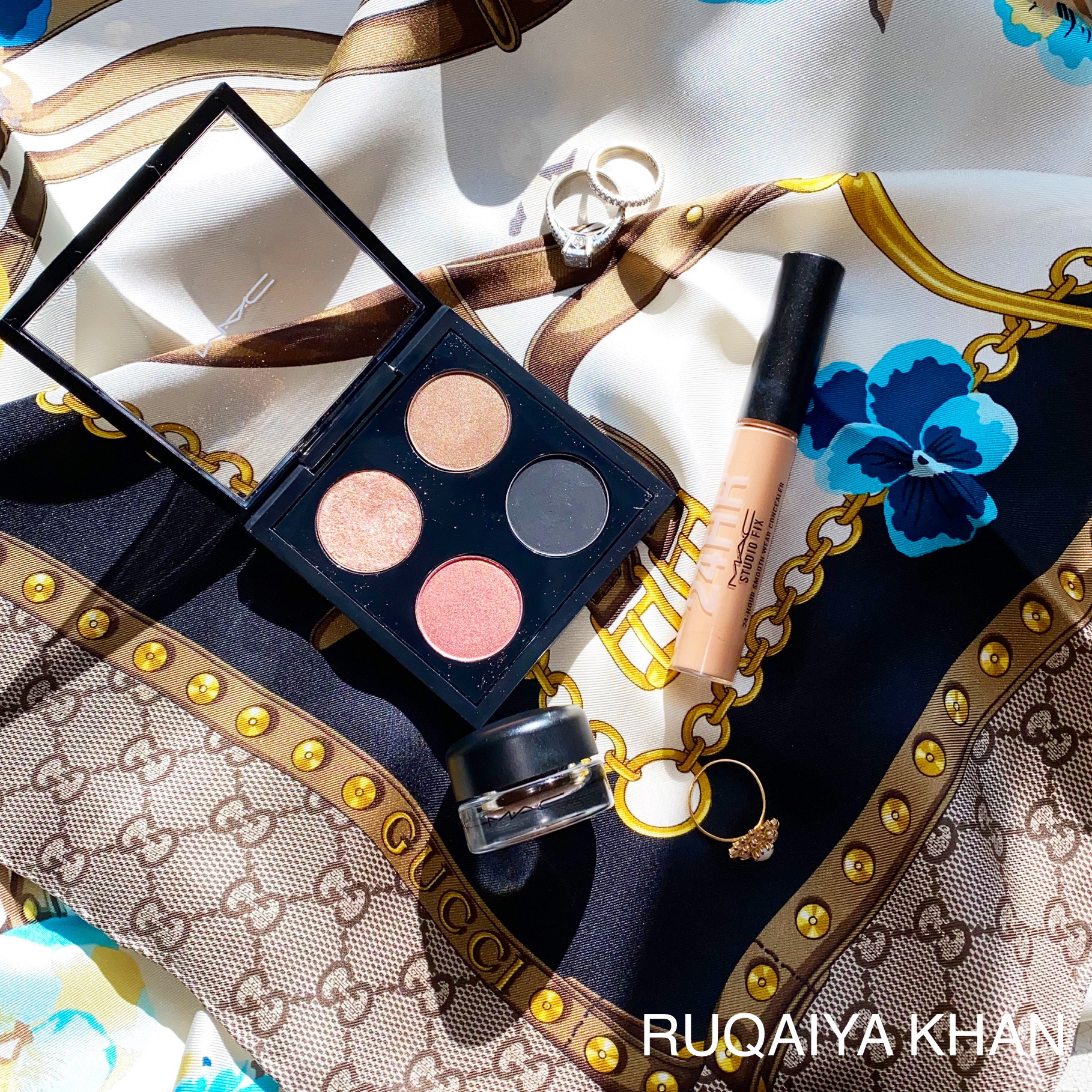 Ruqaiya Khan MAC Pro Eyeshadow Palette in Woodwinked, Expensive Pink