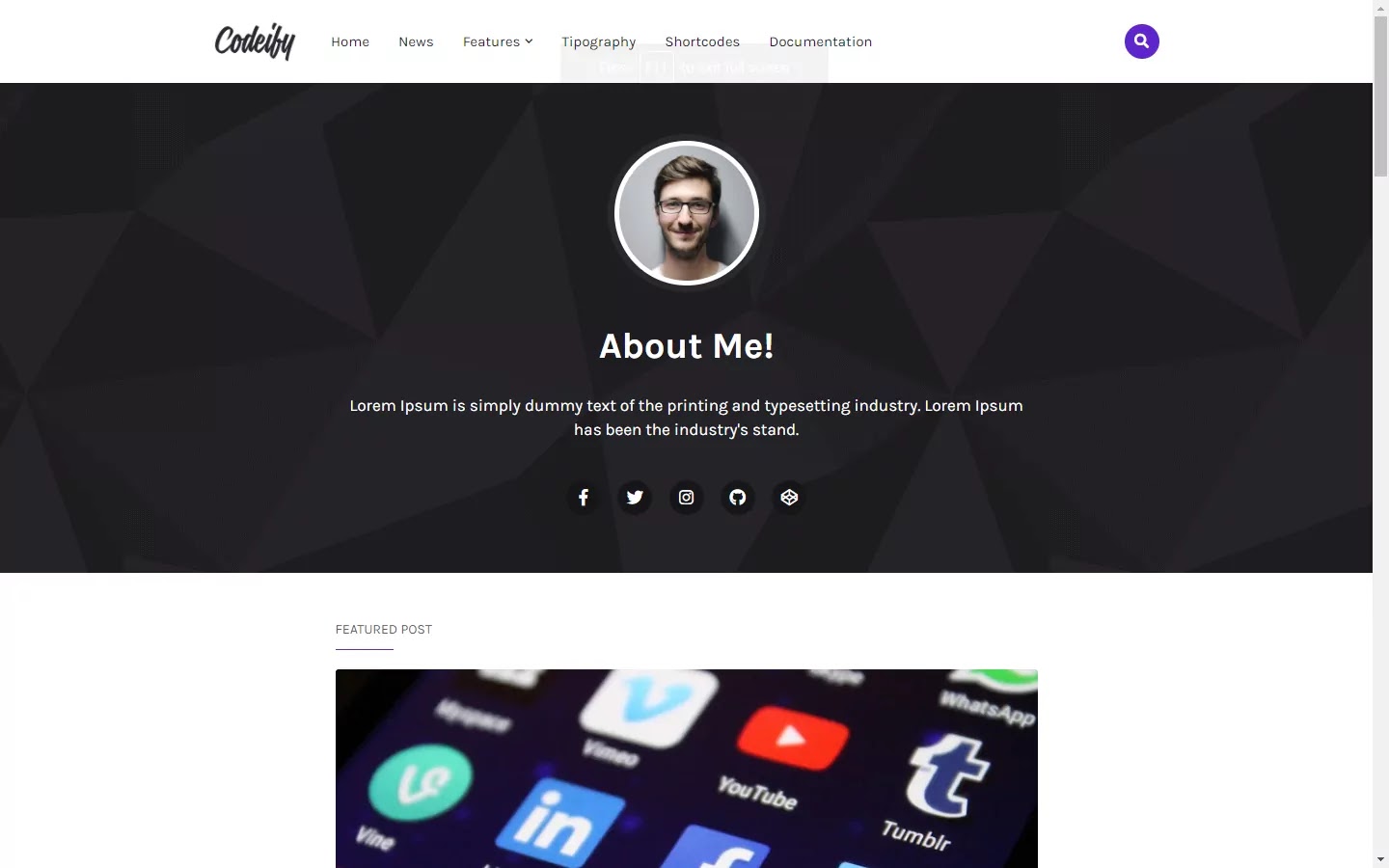 200+ Professional Blogger Templates - Amp, SEO Friendly, Responsive, and Fast Loading Template in 2022 Codeify - Personal Blogger Template