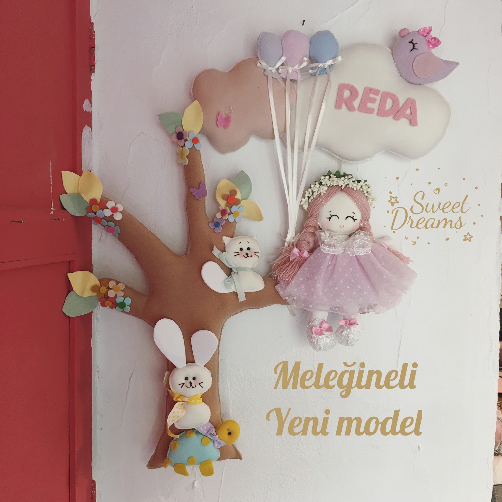 Meleğin Eli Bebek odası kapı süsleri ve hastane odası süsleme