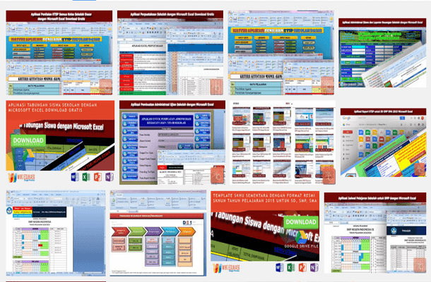 Aplikasi Sekolah dengan Microsoft Excel Gratis - Guru Netter