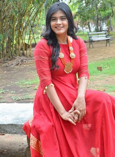 Actress Hebah Patel Latest Photos In Red Dress - South Indian Actress Actress Trend