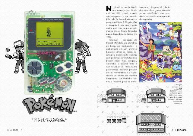 Revista Jogo Véio Nº 5A - Pokémon 2ª Geração Pokémon