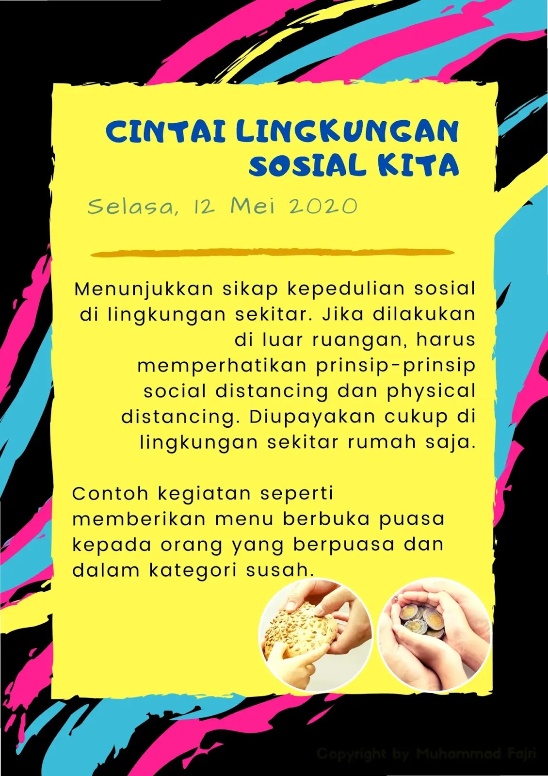 Contoh dan laporan Tugas Pekan Minggu Belajar Selasa 12 Mei