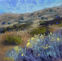 desert paintings landscapes pastel favorite painting impressions 4x4