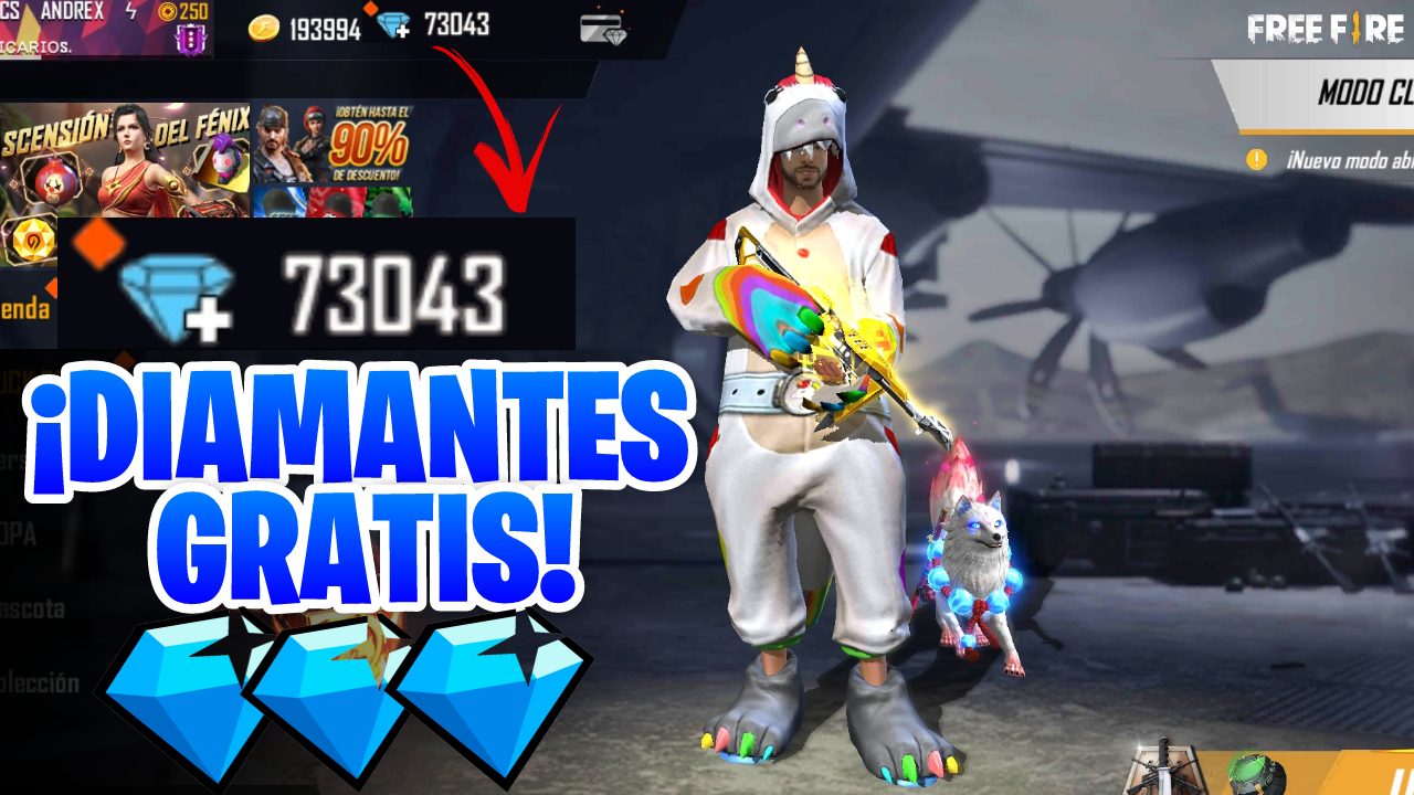 COMO CONSEGUIR MUCHOS DIAMANTES GRATIS EN FREE FIRE 2020
