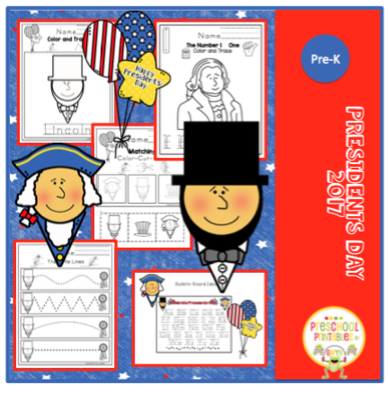 Presidents Day Printable ~ Preschool Printables
