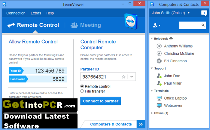 what teamviewer version for pc should i use to connect to a mac