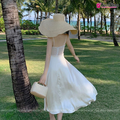Váy maxi đi biển V372 Váy maxi đi biển V372