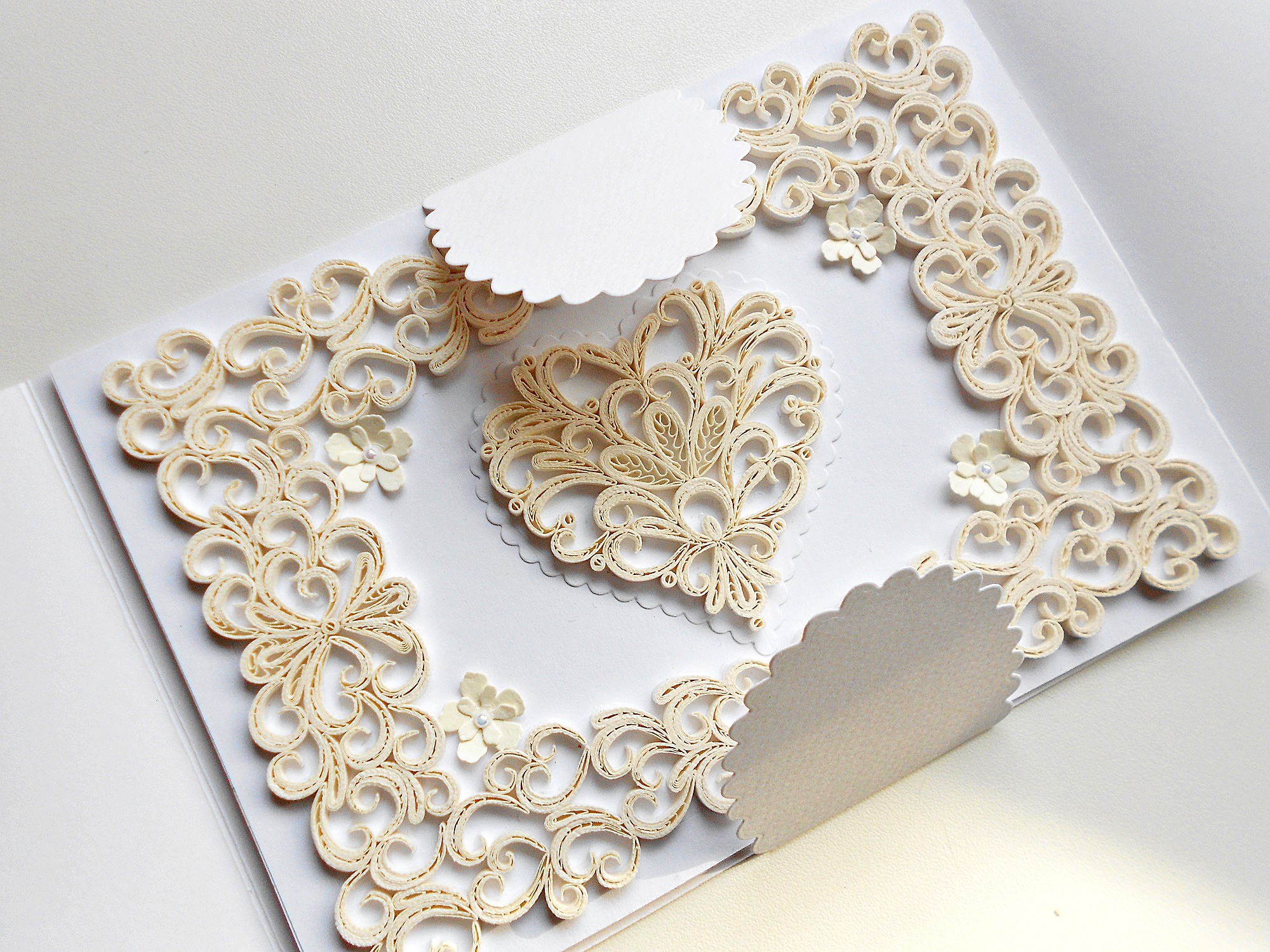 Quilling by Ada Quilling Wedding Anniversary card