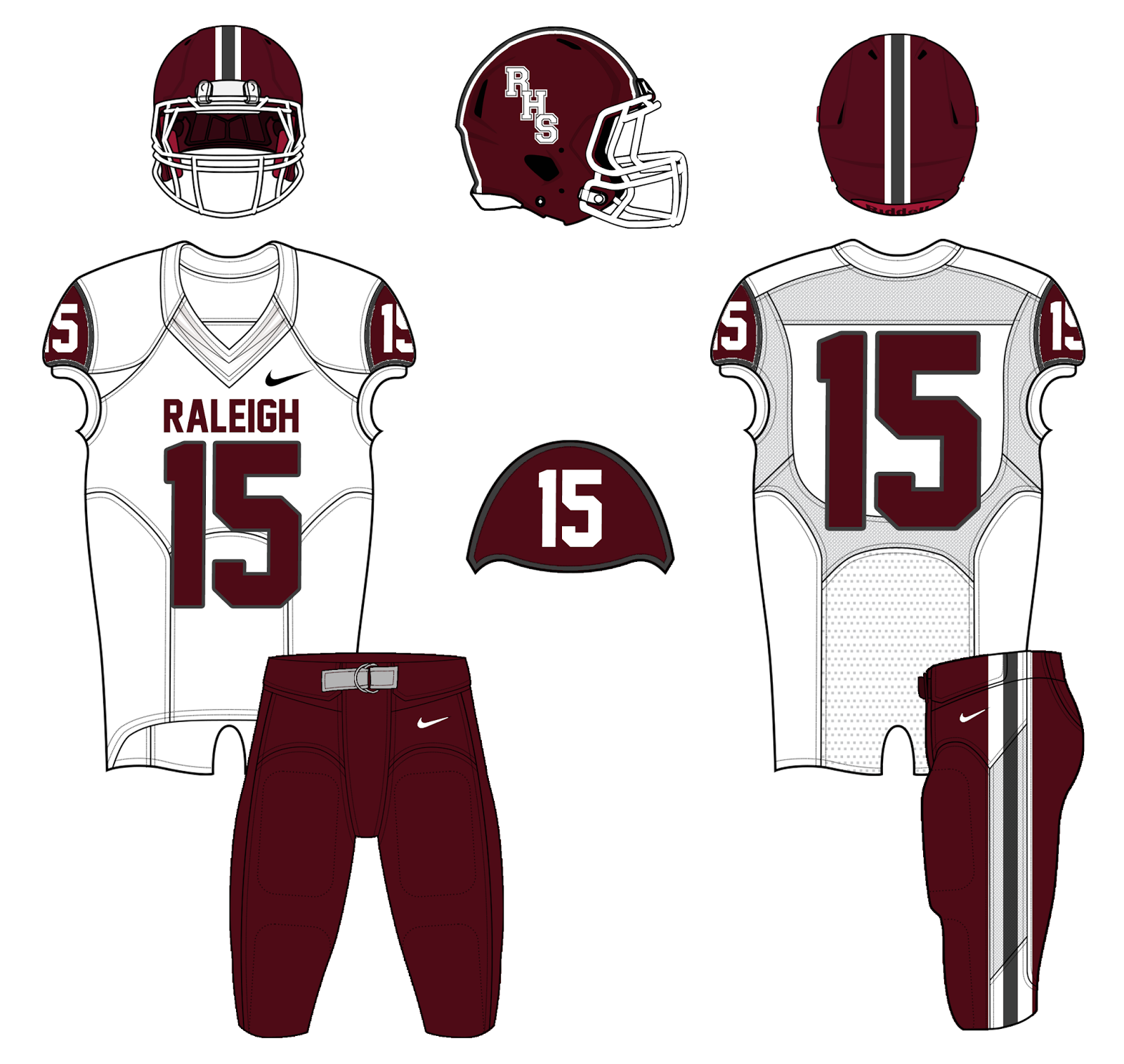 Mississippi High School Football Helmets Raleigh