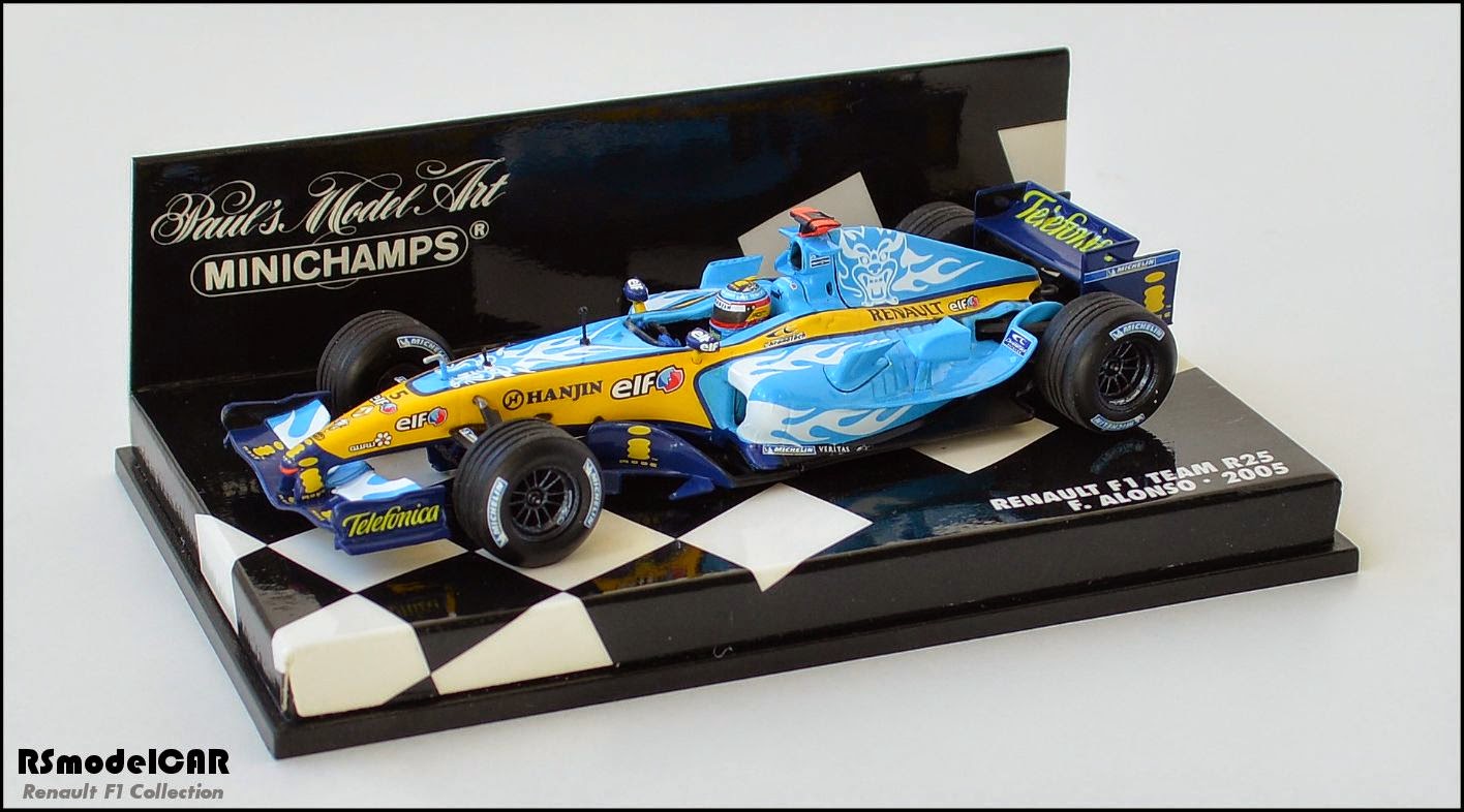 Renault R25 Alonso (Belgian GP Conversion) by Minichamps and F'Artefice ...