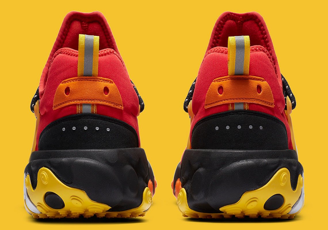 nike react presto red and yellow