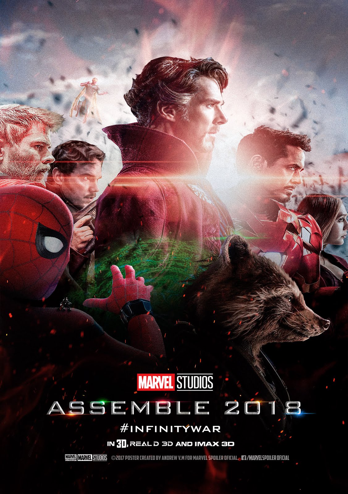 Marvel Spoiler Oficial Avengers INFINITY WAR Teaser Poster 2