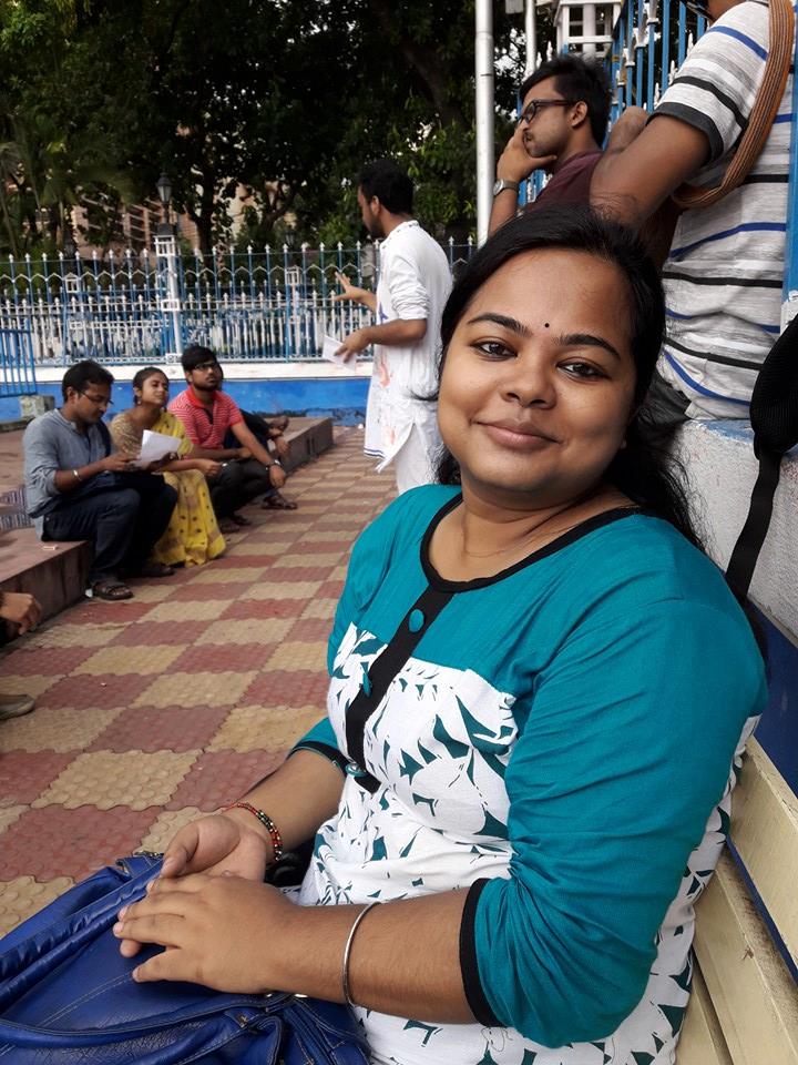 Rima, one of the main organisers of First Kolkata Bengali Poetry Slam