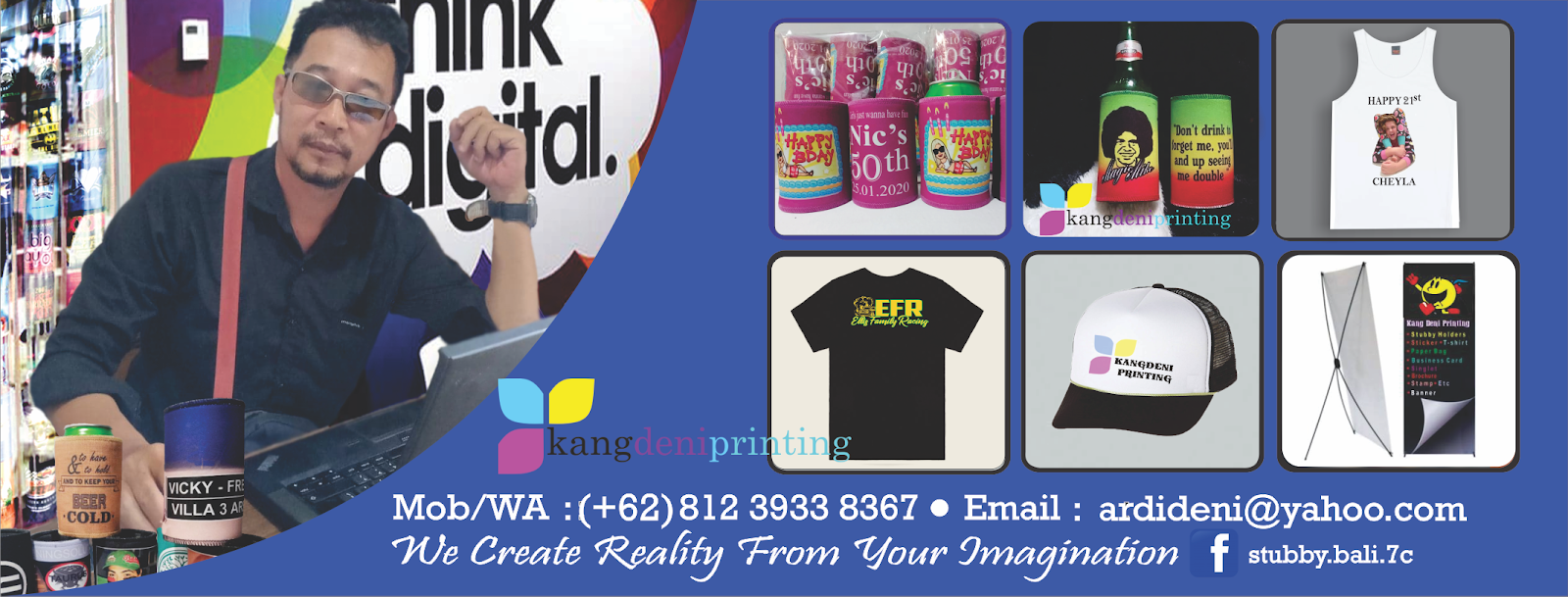 Kang Deni Printing Shop BALI STUBBY HOLDERS PRINTING STUDIO