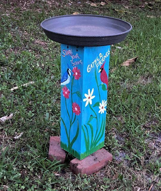 Arts Be Crafty Bird Bath Cover Up