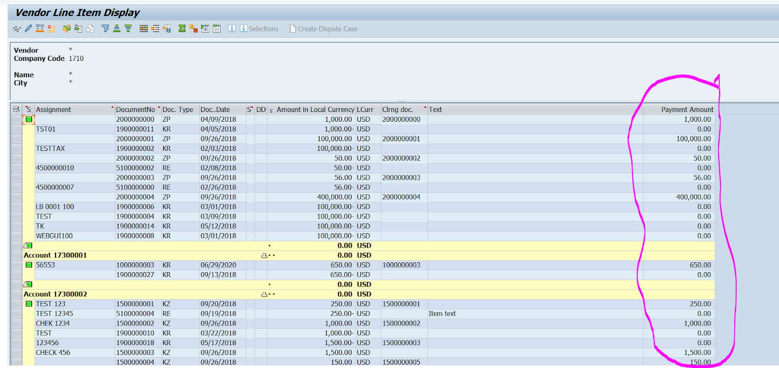 SAP ABAP Central How to Add Payment Amount Field in FBL1N Transaction