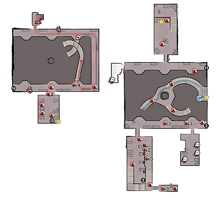 research hall bloodborne map