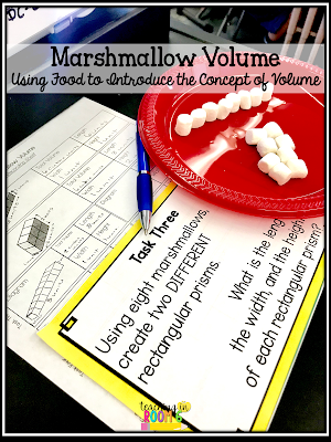 Hands-on lesson to teach the concept of mathematical volume.