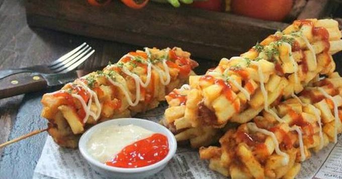 Resep Membuat Hotang ( Hot Dog Kentang ) Sederhana DAPUR