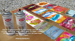 yupo alcohol ink paper painting watercolor tips paintings varnish sealing seal kamar krylon once
