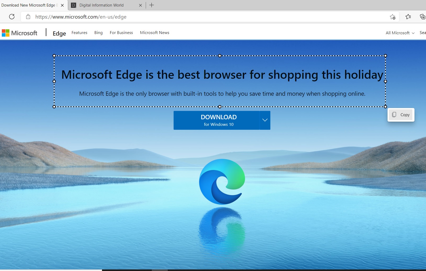 microsoft edge browser will match fourweek