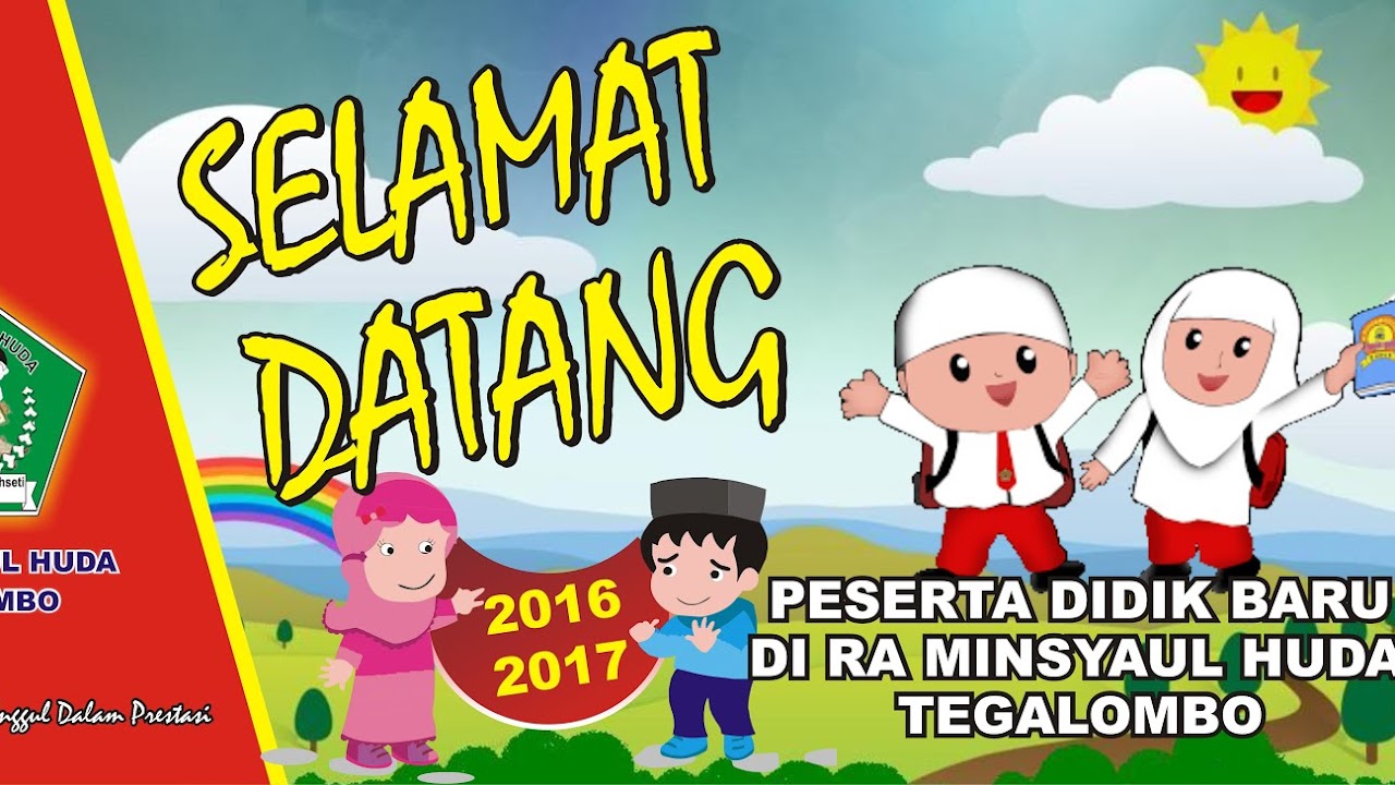 Banner Selamat Datang Ke Kelas / 2pcs Bunting Keceriaan Pintu Kelas