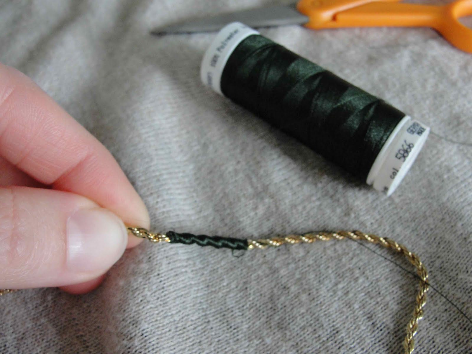 one half world: DIY thread-wrapped jewelry