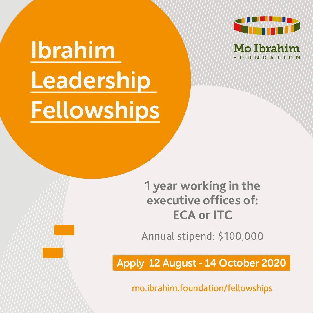 Ibrahim Leadership Fellowships Program 2021 for emerging African Leaders