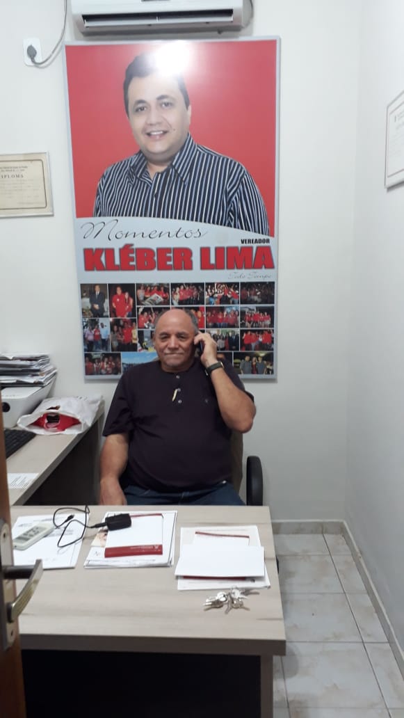 BLOG  CHICO DO RADIO PB  FICAMOS UM TEMPO NO GABINETE  DO EX VEREADOR  KLEBER LIMA