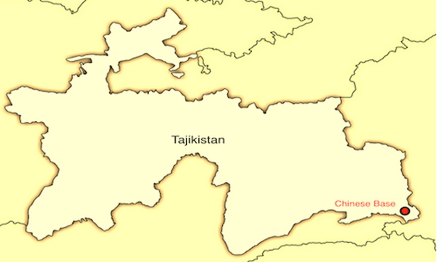 Где находится таджикский. Бадахшан Таджикистан на карте. Бадахшан в Китай карта. Таджикистан на карте России. Контурная карта Таджикистана.