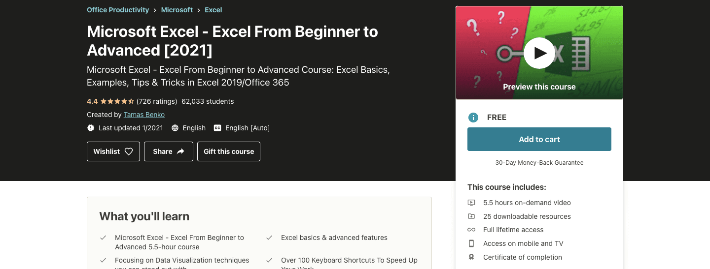 advanced excel 2021 advanced excel 2021