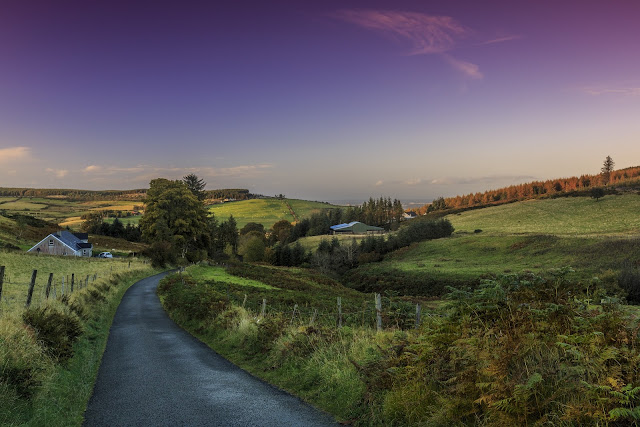 country road in Ireland