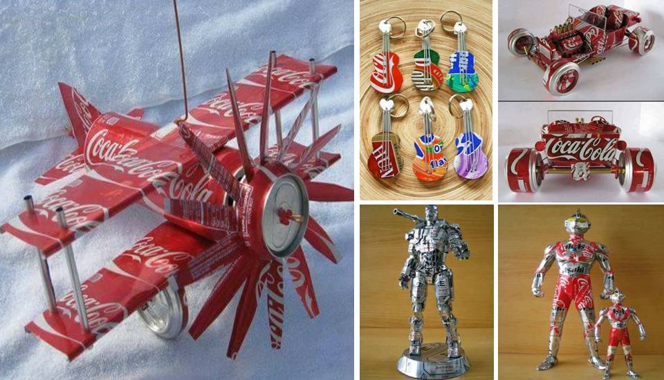 22 Creative DIY Soda Can Craft Projects Decor Units