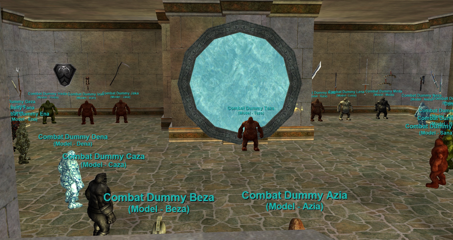 Everquest Housing Training Dummies for the Guildhall