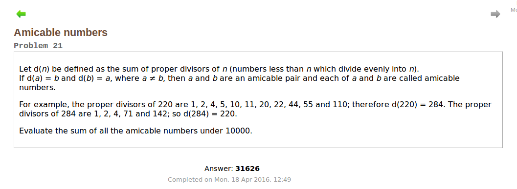 Problem 21 Project Euler Solution With Python