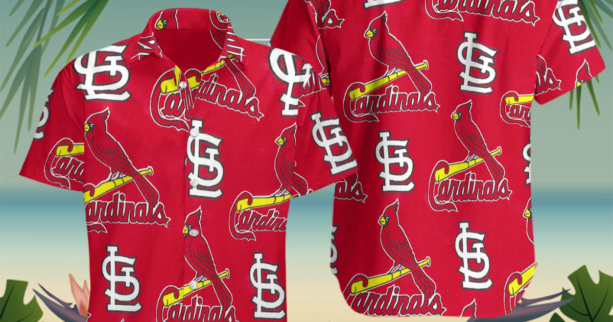 stl cardinals hawaiian shirt