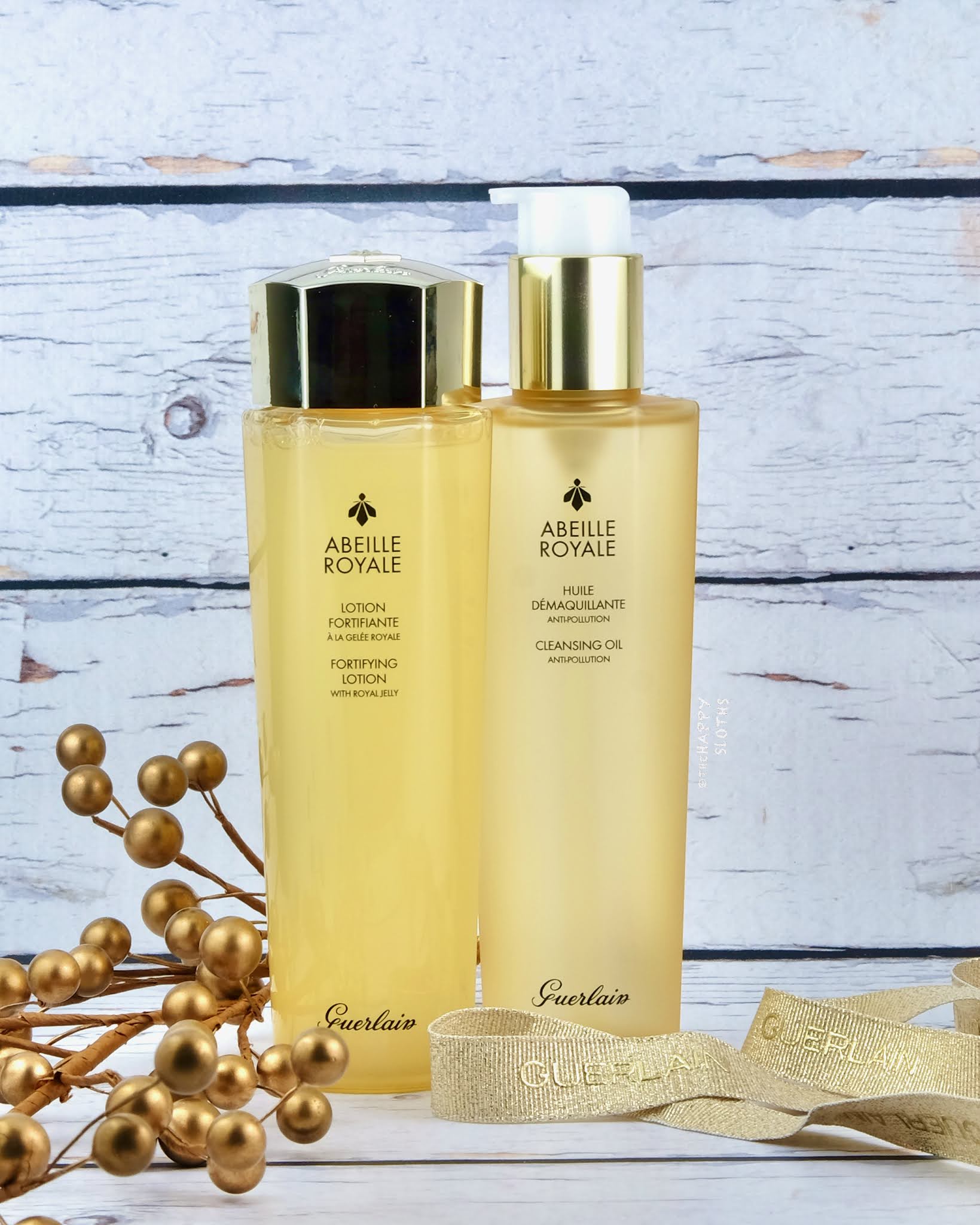 Guerlain Abeille Royale Cleansing Oil, Fortifying Lotion, Youth