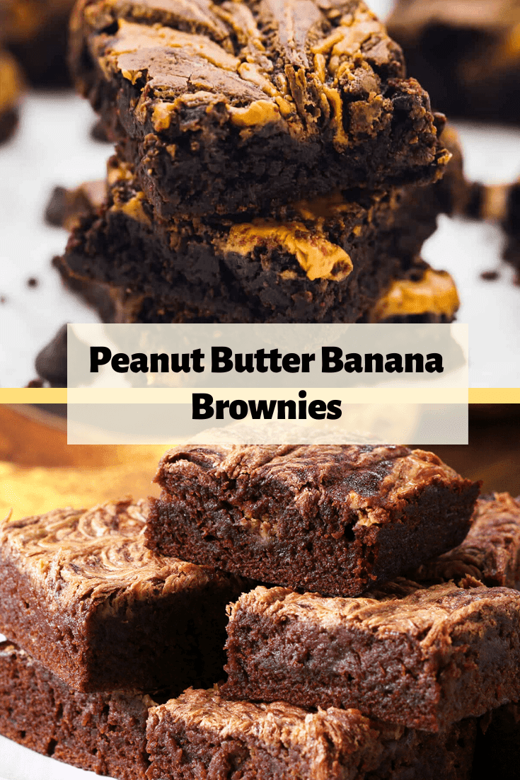 Peanut Butter Banana Brownies Tasty