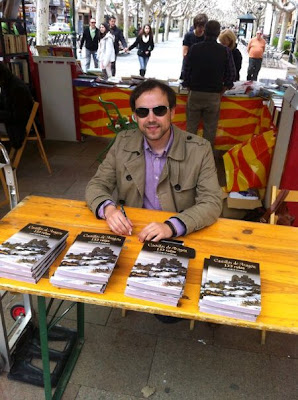 Firma en la I Feria del Libro en Calatayud