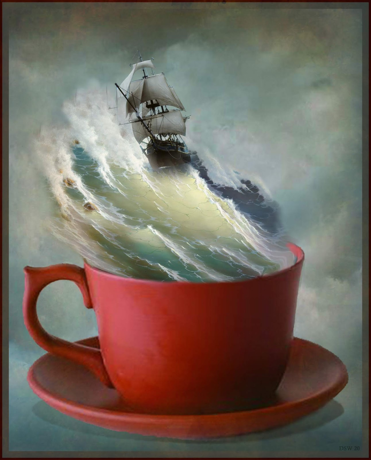 The Stardust Factory... TEMPEST IN A TEACUP... TAW's TEACUP CHALLENGE...