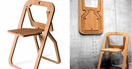 14 kursi lipat kreatif dari plywood 1000 Inspirasi 