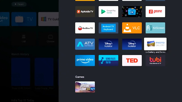 Open photo gallery and screensaver app Open photo gallery and screensaver